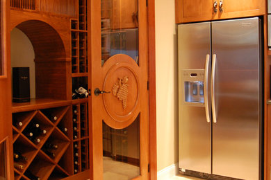 Wine cellar - traditional wine cellar idea in San Francisco
