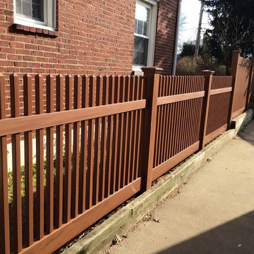 Woodgrain Vinyl Fences & Gates