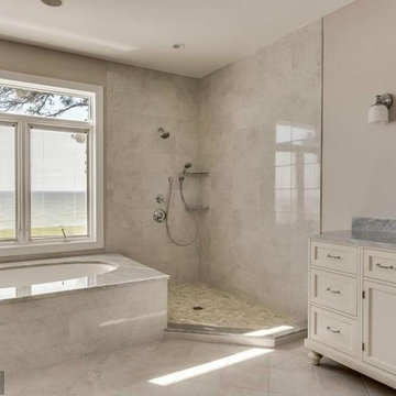 Stevensville, MD Bathroom Remodel and Repaint.