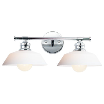 Willowbrook 2-Light 20" Wide Polished Chrome Wall Sconce