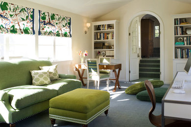 Example of a home office design in San Francisco