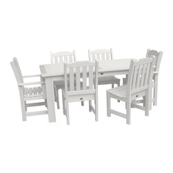 Highwood USA - Lehigh 7-Piece Rectangular Dining Set - Outdoor Dining Sets