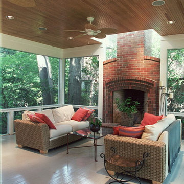 Screened Porch in Highland Park Texas