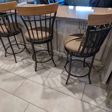Rock Island Kitchen Remodel-2022 Koch Cabinets MSI Quartz Bedrock