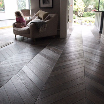 AH Peck Silvan Chevron flooring