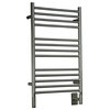 Jeeves C-Straight Towel Warmer, Brushed