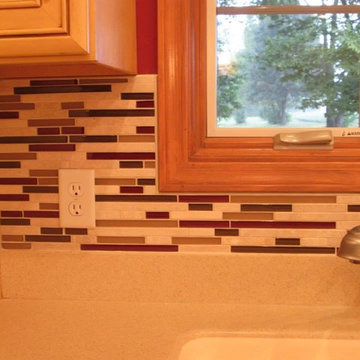New tile backsplash