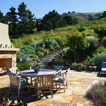 Backyard stairs