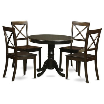 5-Piece Kitchen Nook Dining Set, Kitchen Table And 4 Chairs