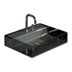 Whitehaus Collection - Whitehaus Collection WHAELVE55 Aeri Collection Above Mount Basin - Bathroom Sinks