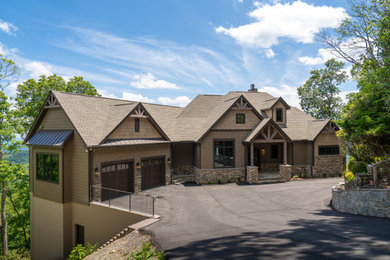 Example of an exterior home design in Other