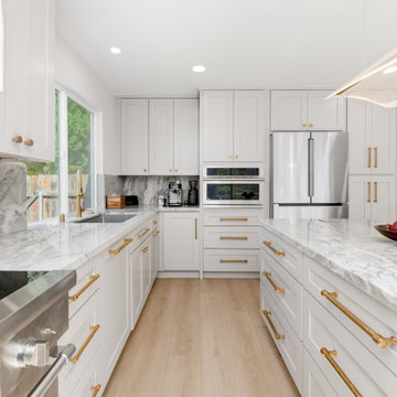 Kitchen Relocation and layout reconfiguration