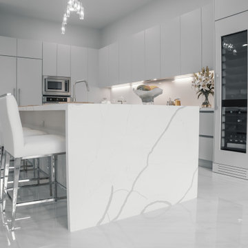 Sleek Elegance - Full Matte Lacquer Kitchen Project