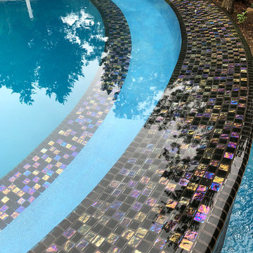 Linden Estates Travertine Poolscape