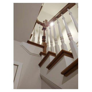 103_Classic Staircase with Stunning Handcrafted Oak Railing System ...
