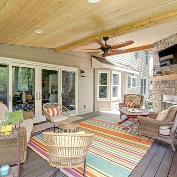 Beautiful Olathe Covered Deck