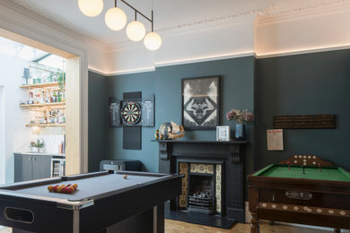 Design ideas for a victorian games room in Sussex.