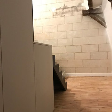 Meuble 3 en 1 Bureau, Dressing, Escalier