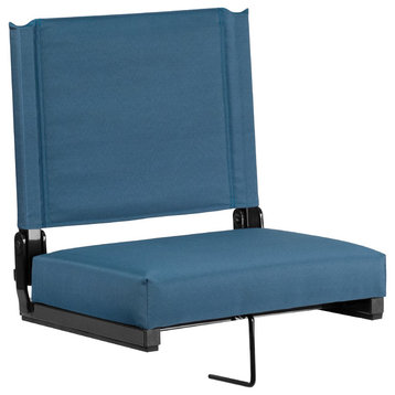 Folding Tables and Chairs, "Carletta" Portable Lounge Chair, Teal