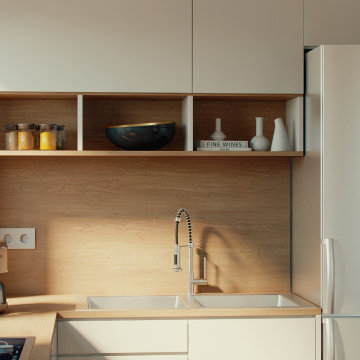 Modern Kitchen Interior Design for Client