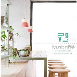 Cement Wood Lamp &Oslash;130 - Kitchen Island Lighting