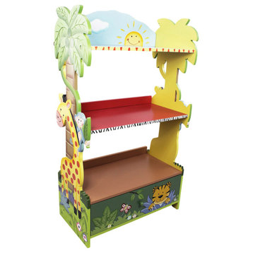 Kids Sunny Safari Bookshelf - Toy Furniture