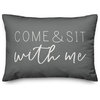 Come & Sit With Me Outdoor Lumbar Pillow