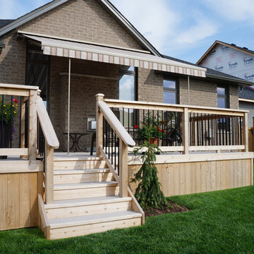 Back Yard Composite and Cedar Deck