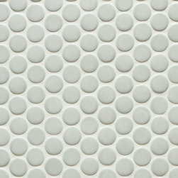 6th Avenue Round Mosiac in French Clay Gloss - Tile