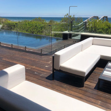 Framelss Glass Pool Fence - East Hampton NY