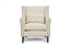 Albany Linen Lounge Chair, Beige