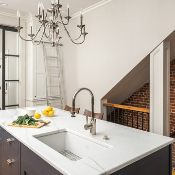 Transitional Urban Kitchen Design - Boston, MA