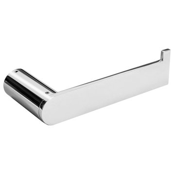Celeste Sapphire Wall Toilet Paper Roll Holder Polished Chrome Stainless Steel