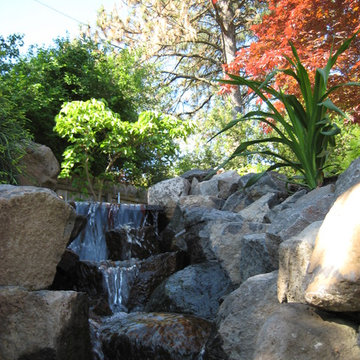Whitworth Landscape Renovation waterfall