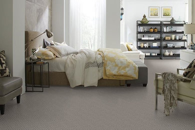 Gray Patterned Carpet - See it Now