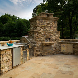 Pattern Cut Flagstone, Buff - Landscaping Stones And Pavers