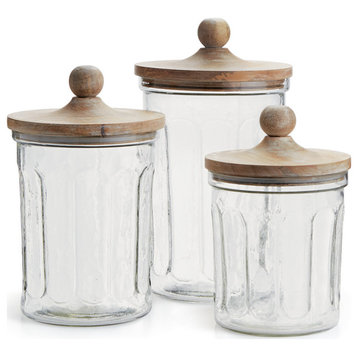 Olive Hill Canisters, Set of 3
