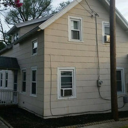 Exterior Facelift on Older Home - Siding And Stone Veneer