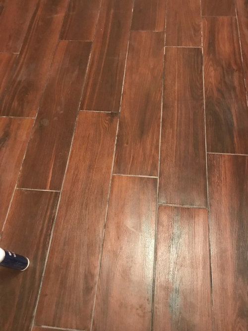 Black Grout turned White