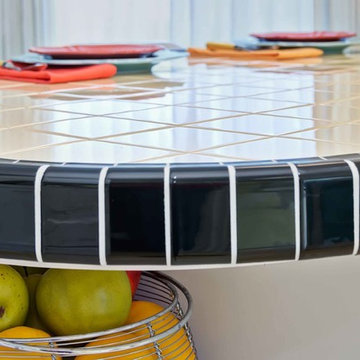 Sunny Yellow Retro Kitchen
