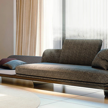 Selling: Segno Chaise Lounge, Lucciola Floor Lamp