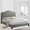 Midway Queen Bed in Grey