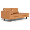 Ladybird Leather Stand Alone Chaise, Left Hand Facing