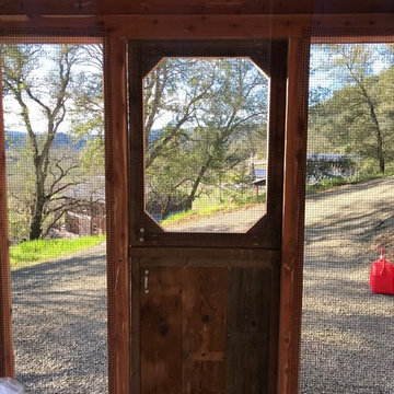 Custom Red Cedar Chicken Coop - Davis Estates
