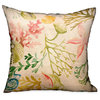 Underthesea Multi Floral Luxury Throw Pillow Double Sided, 20"x20"