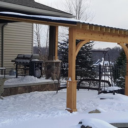 custom cedar awning - Products