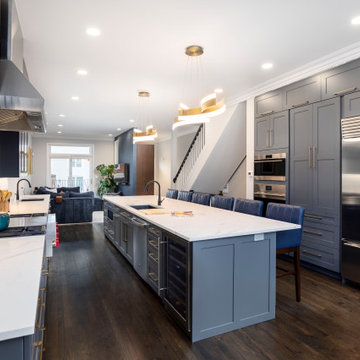 Chicago West Loop Signature Renovation: Kitchen, Entrance & Powder Room Revival