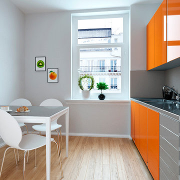 Aluminum Frame Glass Kitchen Cabinet Doors