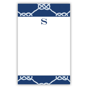 Notepad Nautical Knot Single Initial, Letter B