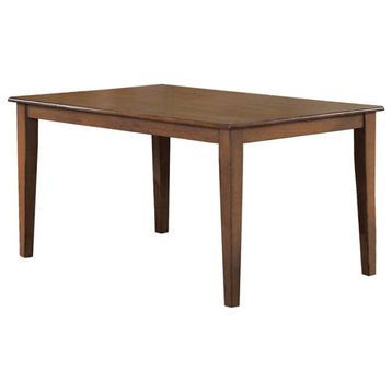 Sunset Trading Simply Brook 60" Rectangle Dining Table Amish Brown Solid Wood
